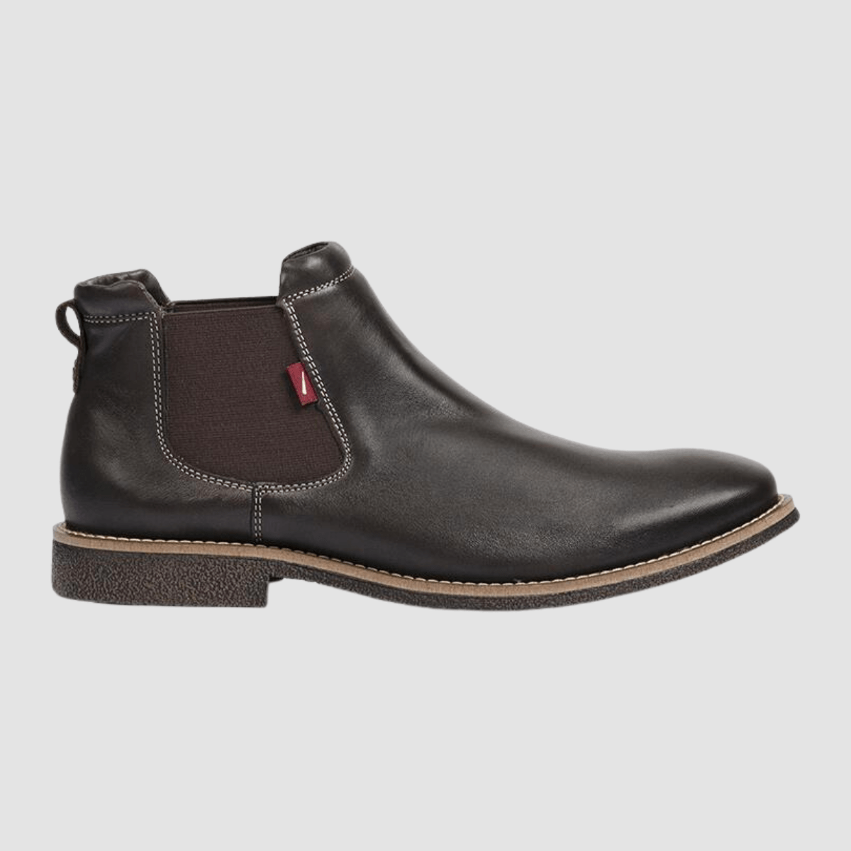 Ferracini Paige mens Leather Gusset Boot in Brown
