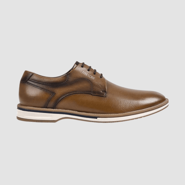 Ferracini Christiano mens leather lace up shoe in tan