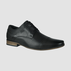 Ferracini Damian mens leather lace up dress shoe in black