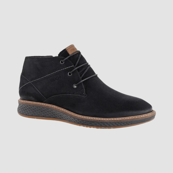 Ferracini kye mens desert boot in black suede