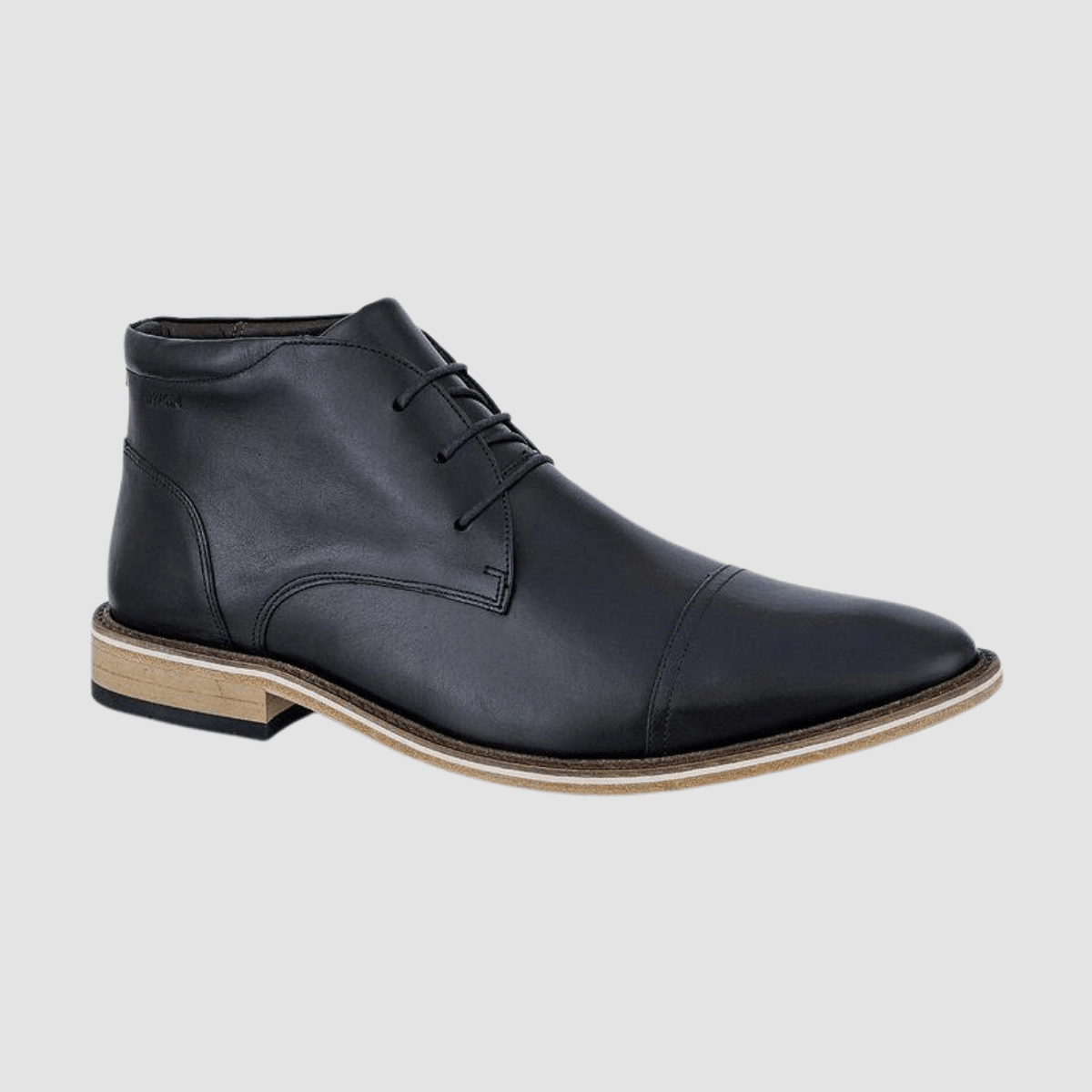 Ferracini gonzalo mens lace up leather boot in black