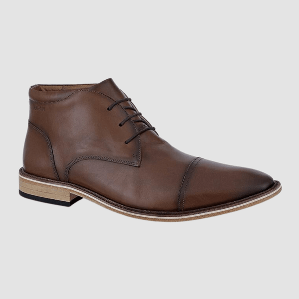 Ferracini gonzalo mens leather dress shoe in brown