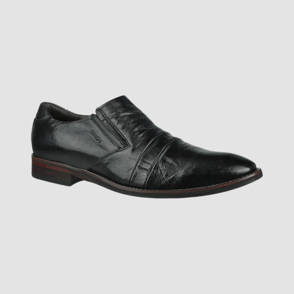 Ferrini Lizard Patch Leather Dress Shoe - Straight 1½