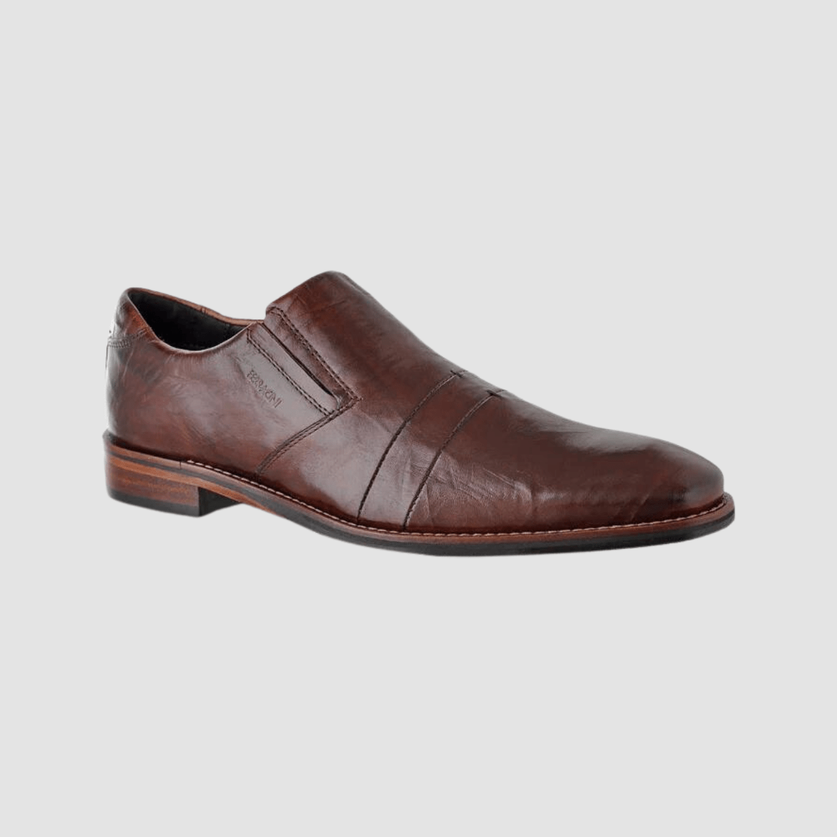 Ferracini Iguana Mens Leather Dress Shoe in Brown