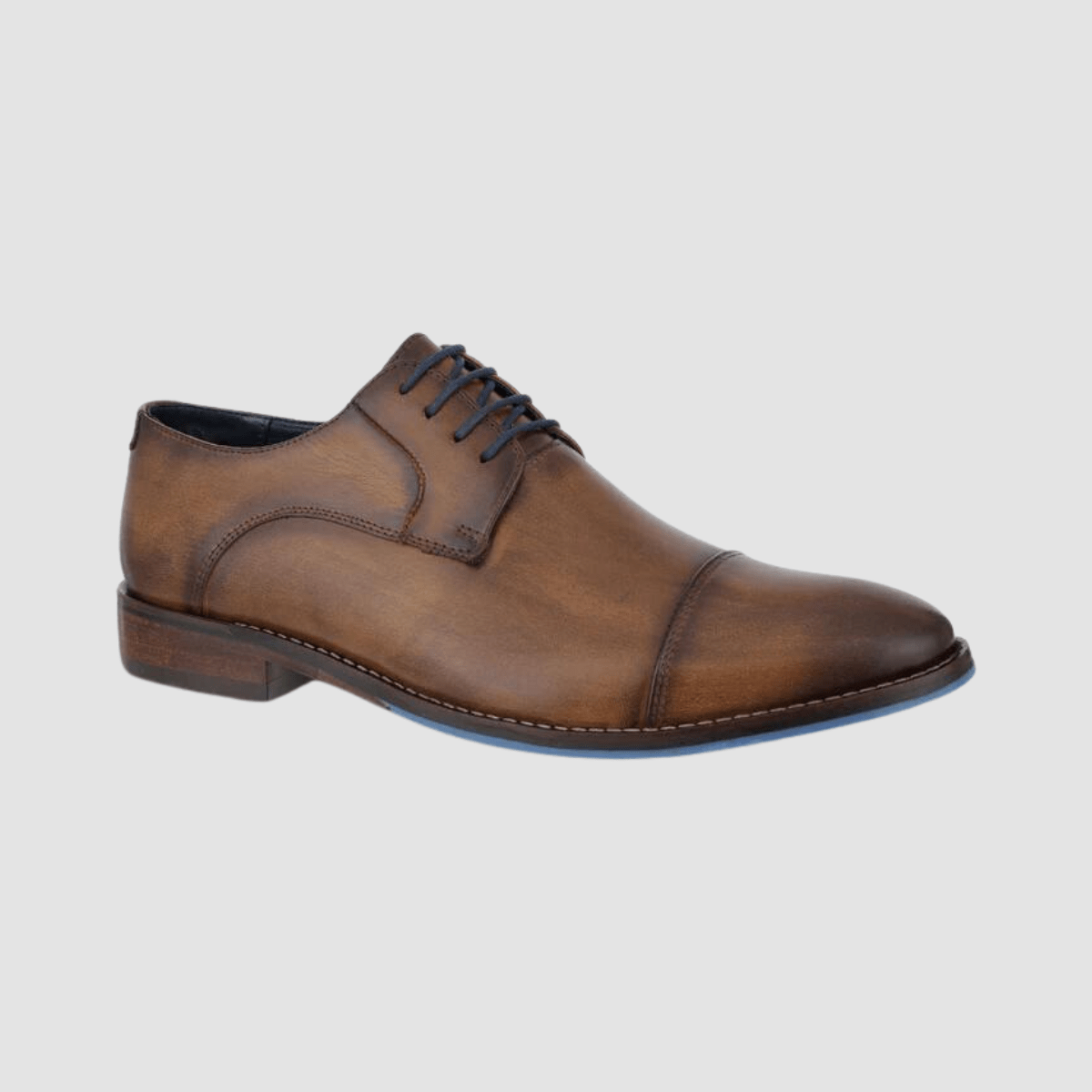 Ferracini Israel Lace Up Leather Shoe in Tan