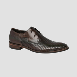 Ferracini Issah Mens Leather Shoe in Brown