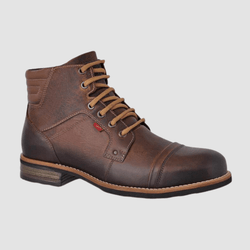 Ferracini mackson mens casual leather boot in brown