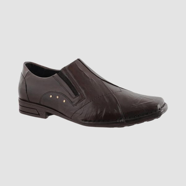 Ferracini Newson mens slip on shoe in brown leather