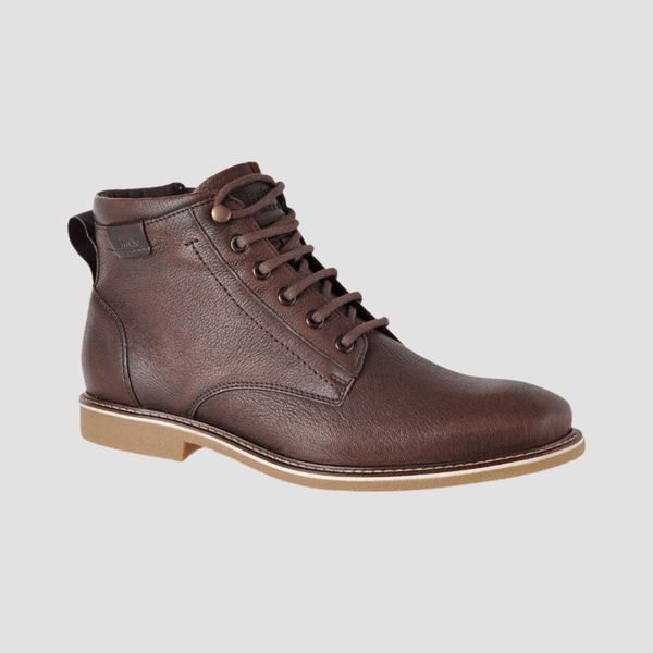 Ferracini oscar mens lace up leather boot in brown