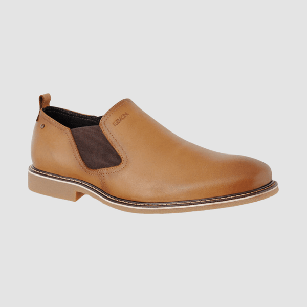 Ferracini Orsino mens leather loafer in tan