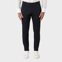 Flinders Mens Tailored Fit Burleigh Chino Pant in Dark Navy