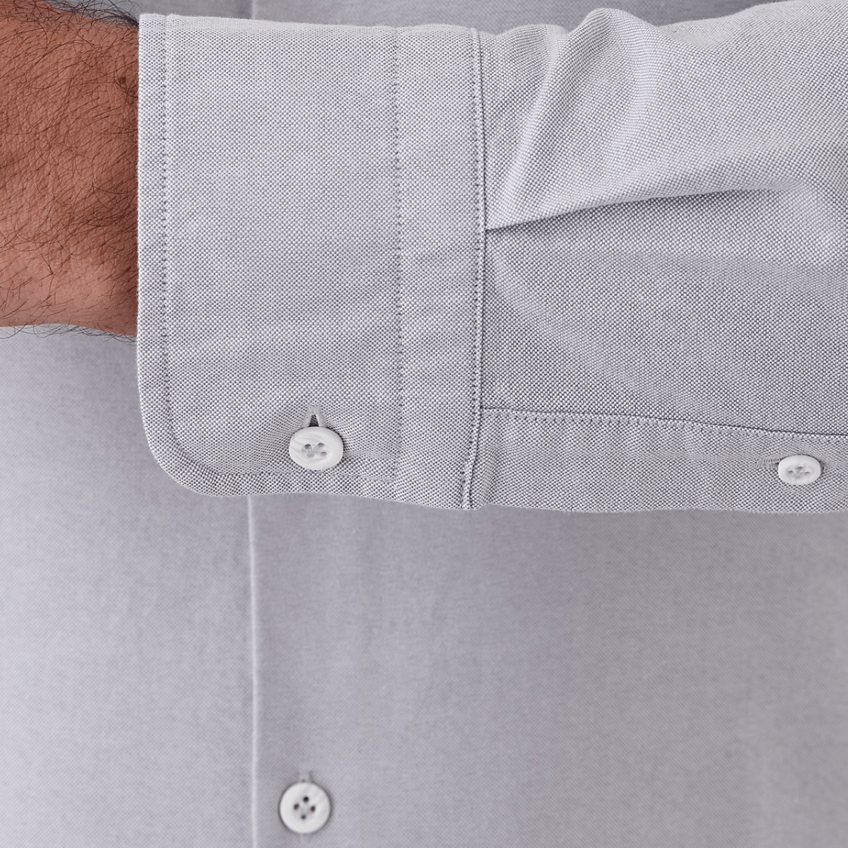 Flinders Mens Tailored Fit Jervis Shirt in Grey FFR016