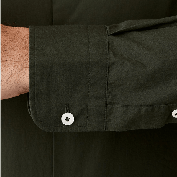 Flinders Mens Tailored Fit Winton Shirt in Khaki