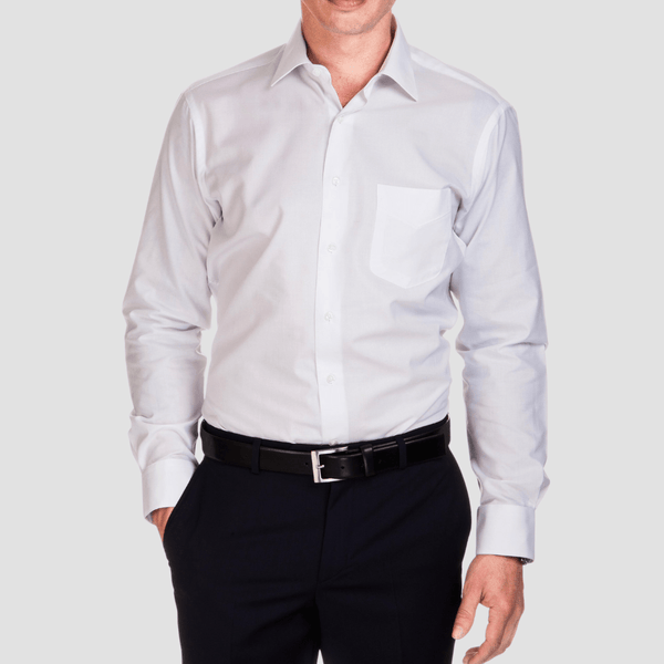 Ganton Tailored Fit Gold Label City Mens Shirt in White