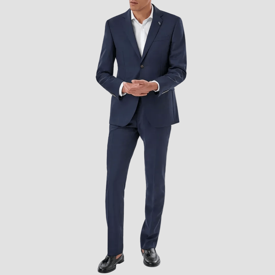 Slim Fit Delirium Suit in Navy by Gibson