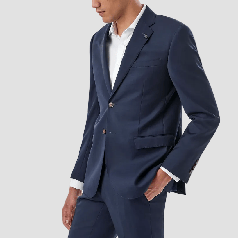 Slim Fit Delirium Suit in Navy by Gibson