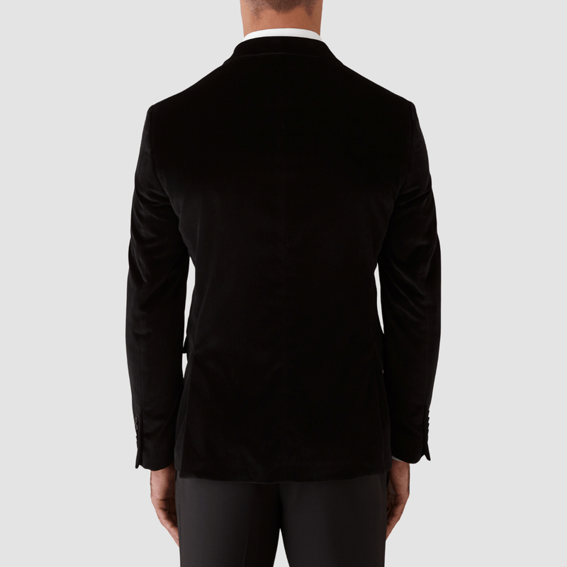 Gibson slim fit ayden tuxedo jacket in black velvet