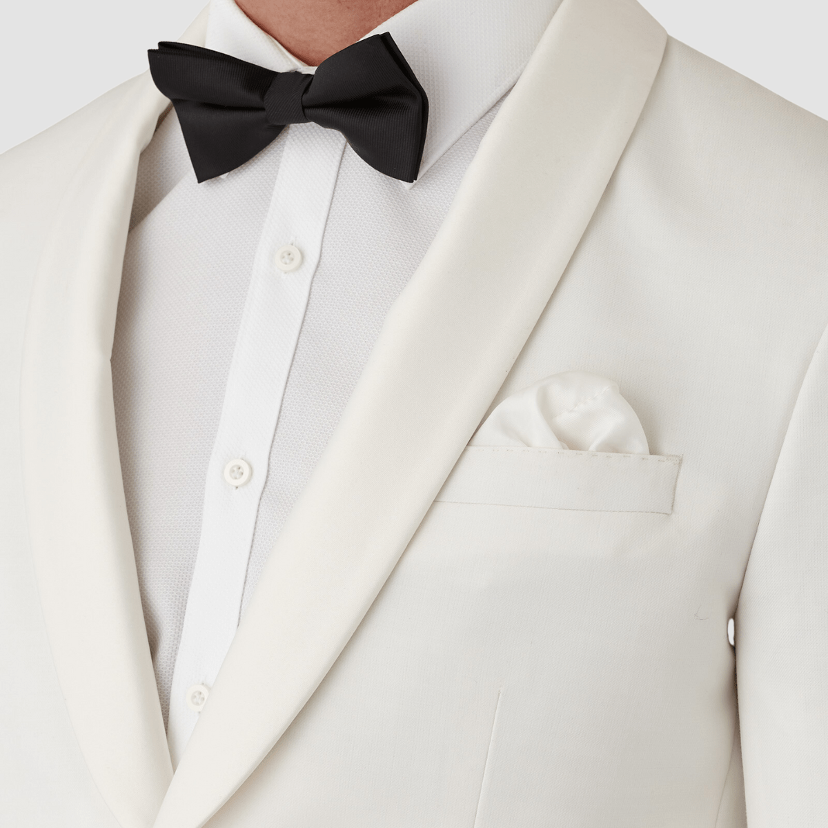 Gibson slim fit spectre tuxedo jacket in white