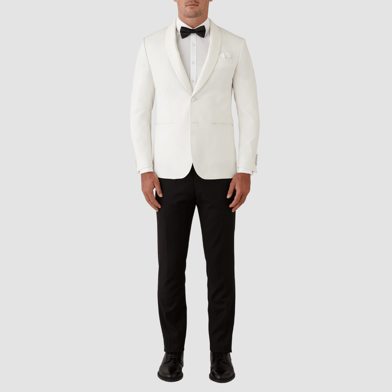 Gibson Suits | Gibson Spectre White Tuxedo Jacket | Mens Suit Warehouse ...