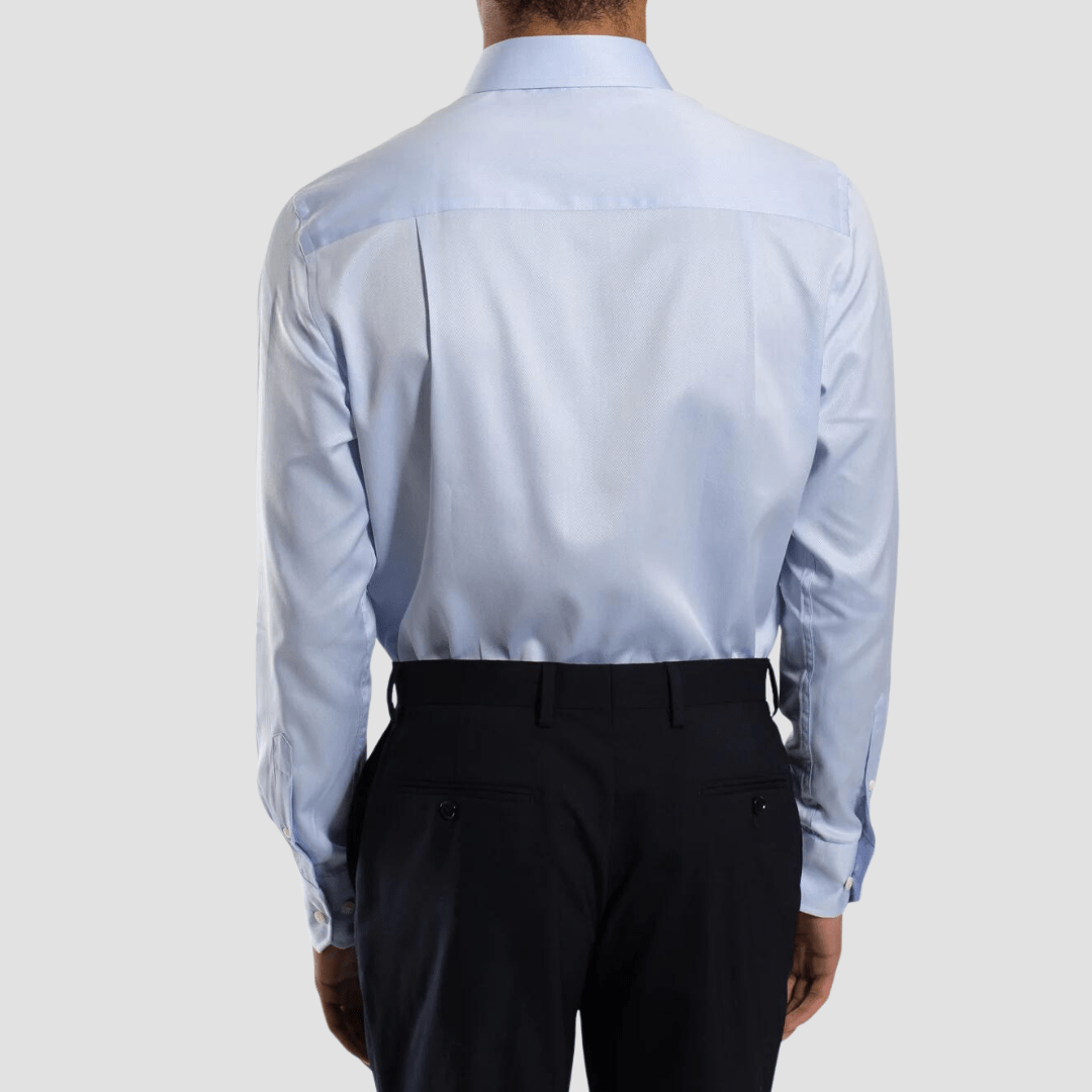 Hardy Amies Classic Fit Mens Shirt in Light Blue