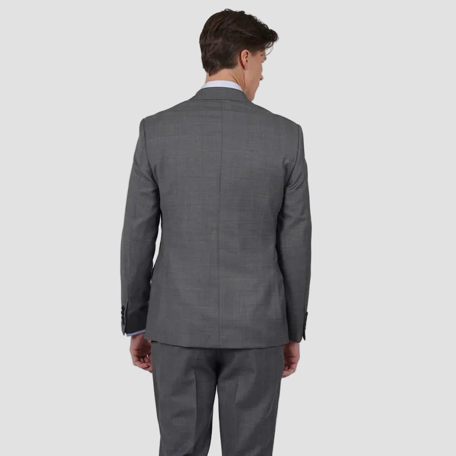 A refined grey Brinsley Check Suit by Hardy Amies