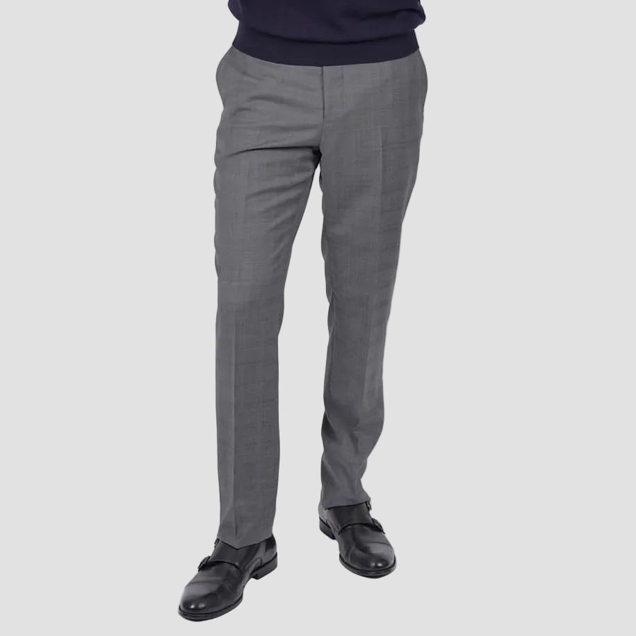 A refined grey Brinsley Check Suit by Hardy Amies