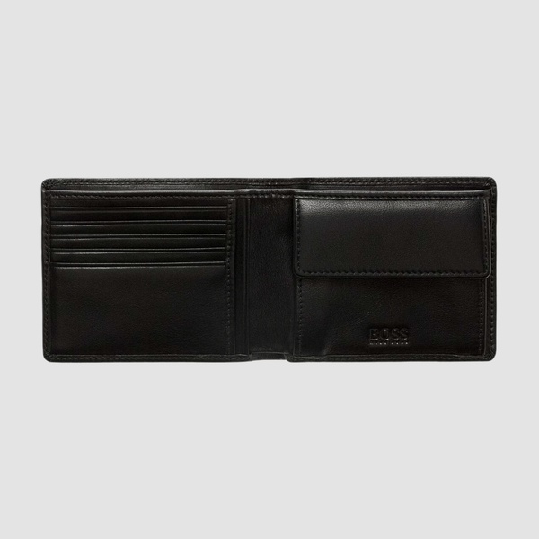 Hugo Boss Asolo Leather Wallet in Black