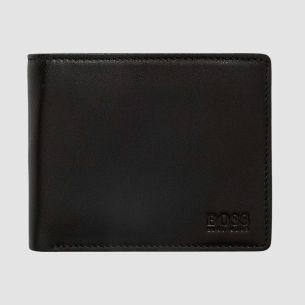 Hugo Boss Asolo Leather Wallet in Black