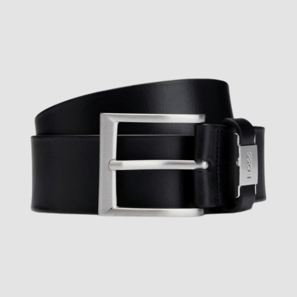 Black hugo top boss belt