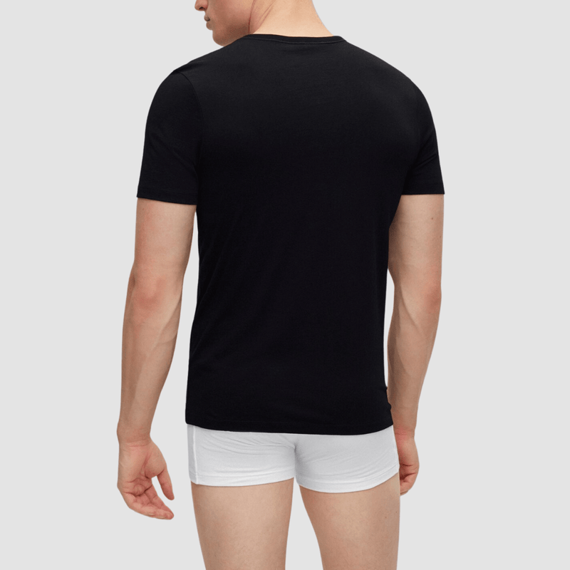 Hugo boss plain online black t shirt
