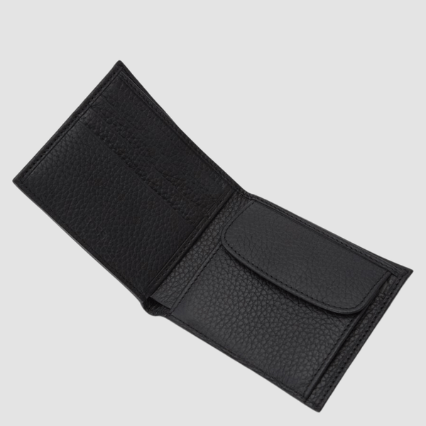 Hugo Boss Crosstown Leather Wallet in Black