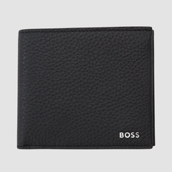 Hugo Boss Crosstown Leather Wallet in Black