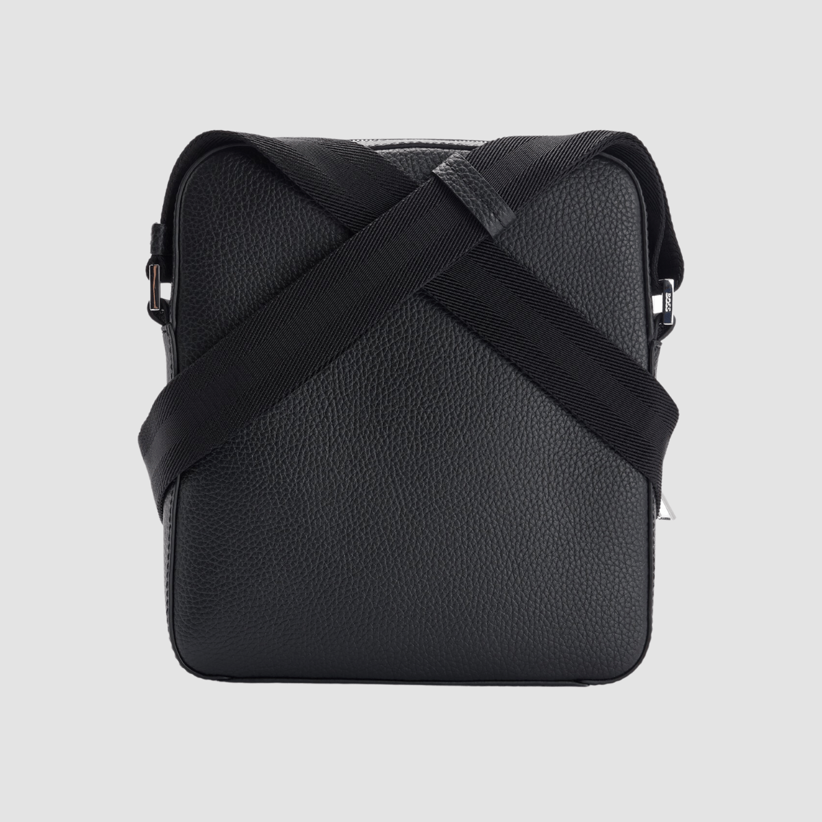 Hugo Boss Crosstown Leather Envelope Bag in Black