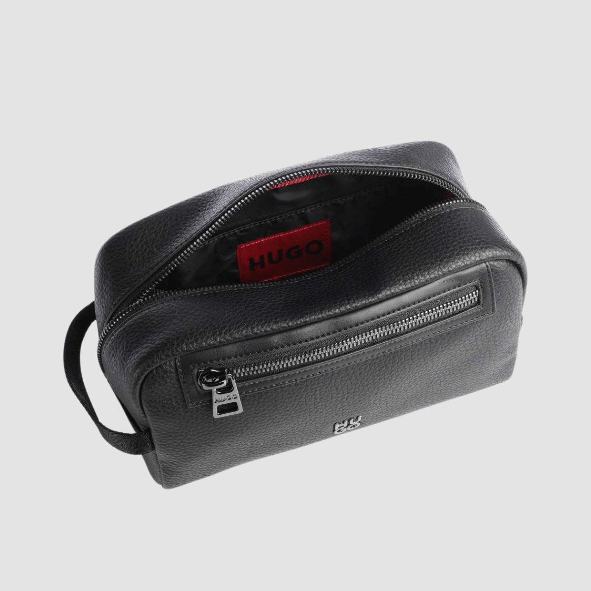 HUGO QUANTIC toiletries bag in black HUGO QUANTIC toiletries bag in black