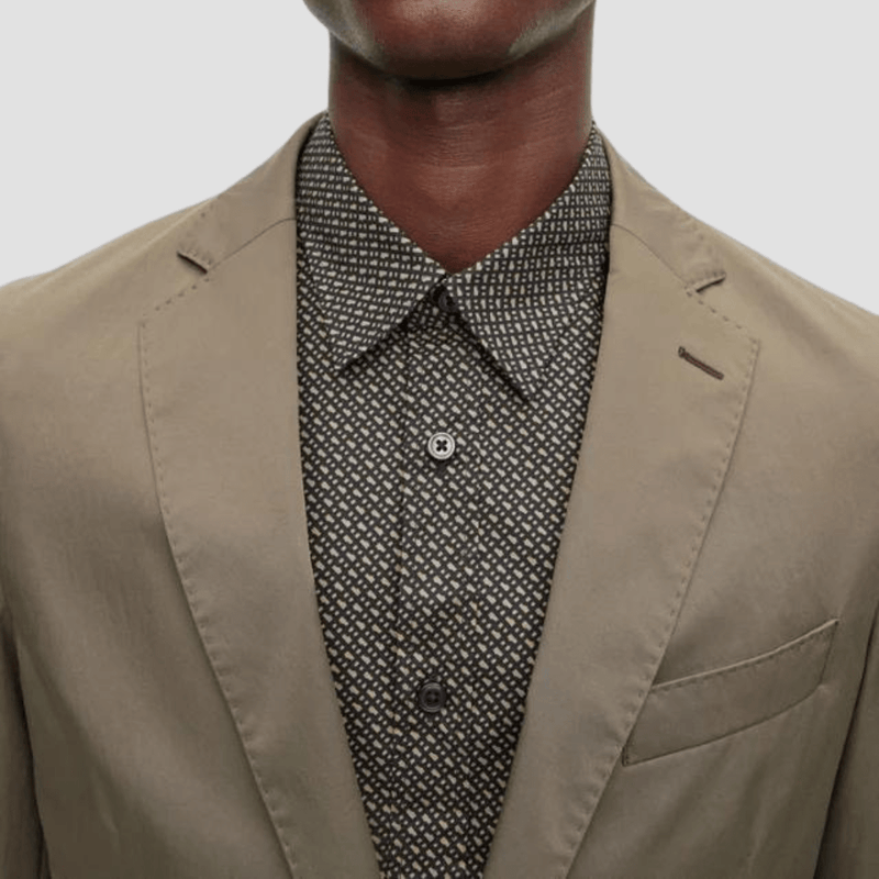Hugo Boss slim fit hanry khaki water-repellent suit