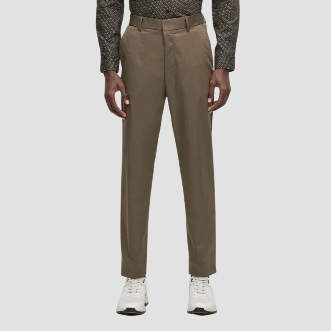 Hugo Boss slim fit hanry khaki water-repellent suit