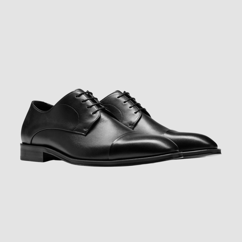 Hugo Boss Lisbon Derby Mens Leather Dress Shoe in Black Mens Suit Warehouse Melbourne