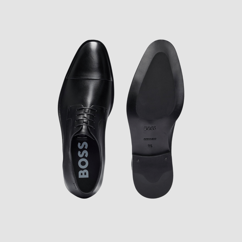 Hugo Boss Lisbon Derby Mens Leather Dress Shoe in Black