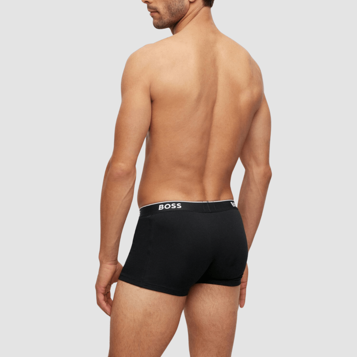 Hugo Boss Classic Fit Trunk 3 Pack in Assorted Stretch Cotton