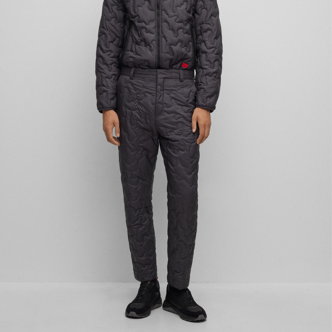 Model in Hugo Boss model trainers