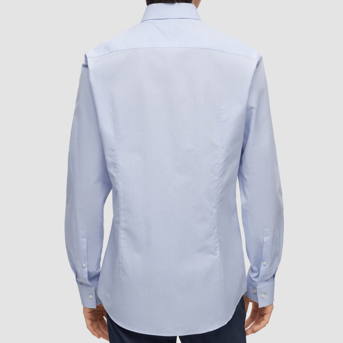 Hugo Slim Fit Kason Shirt in Light Blue Cotton