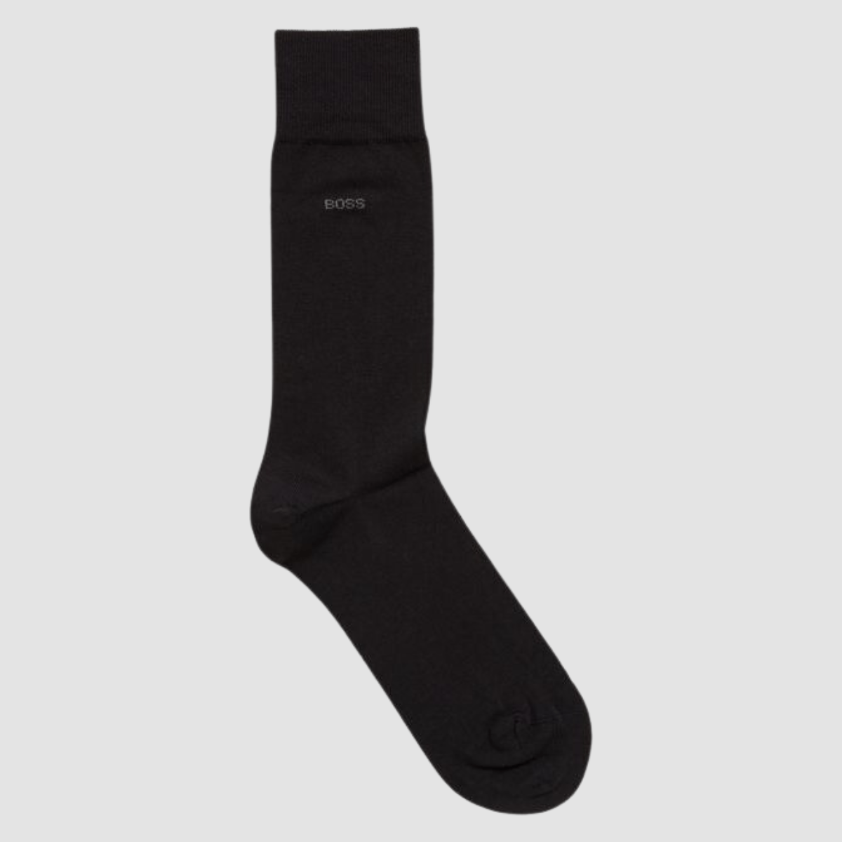 Hugo Boss Mens Socks in Black Cotton Stretch