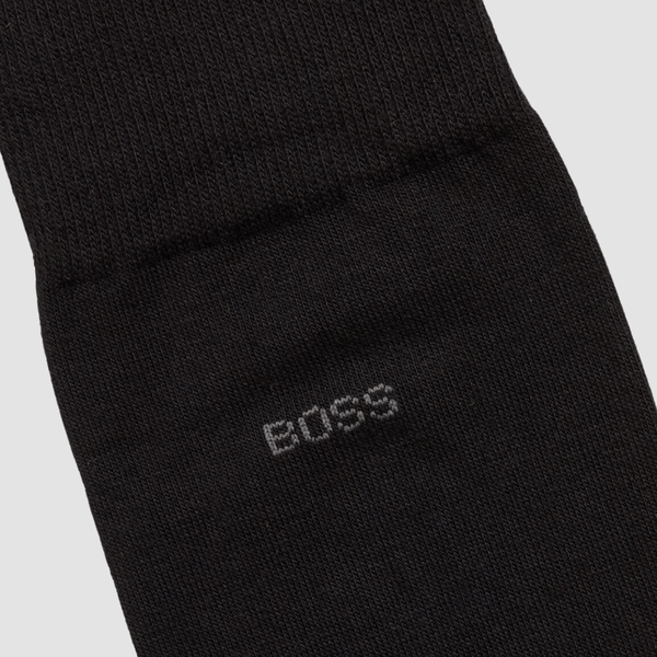 Hugo Boss Mens Socks in Black Cotton Stretch – Mens Suit Warehouse ...