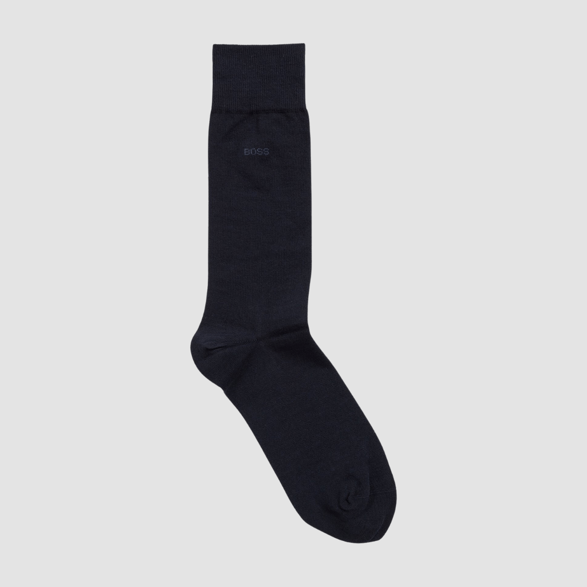 Hugo Boss Mens Socks in Dark Blue Cotton Stretch