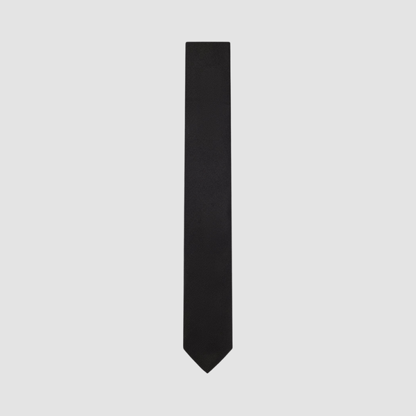 Hugo Boss Pure Silk Jacquard Tie in Black