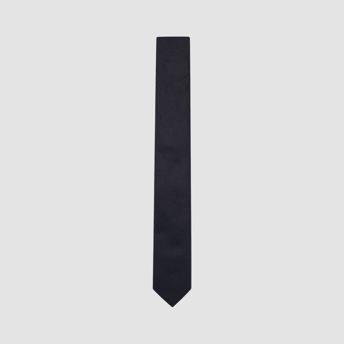 Hugo Boss Pure Silk Jacquard Tie in Dark Blue