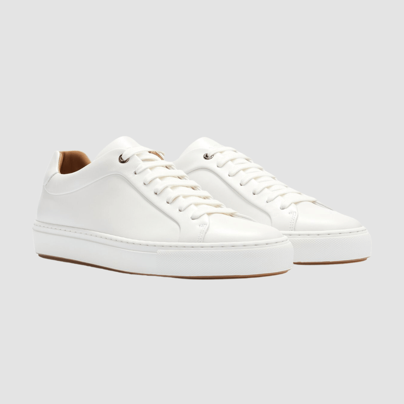 Hugo boss white trainers best sale mens