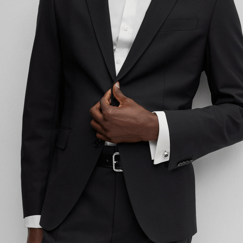 Hugo boss 2025 silver cufflinks
