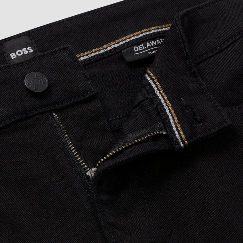 Boss black jeans discount