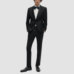 Hugo Boss Super Slim Fit Tuxedo Suit in Black